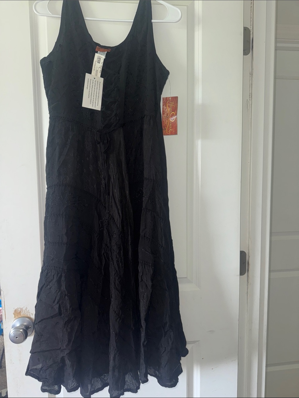 Black Tiered Maxi Dress